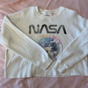 NASA cropped shirt